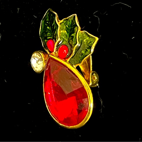 Vintages Avon Christmas earr - Picture 2 of 3